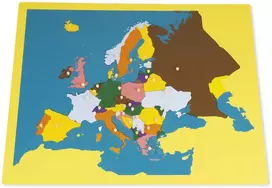 TimeTEX Dėlionė Europos žemėlapis "Montessori Premium" (TT94721)