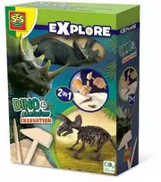 SES Creative – Kasinėjimas – Triceratops ir skeletas – (S25093)