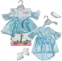 Zapf BABY BORN Lėlytės aprangos rinkinys, ledo princesė, 43 cm