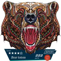 Dėlionė Wizardi Beldizart Lokio Totemas ADPZ011