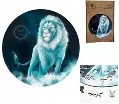 Fantasy Puzzles Liūtas (Zodiakai) Dėlionė Iš Medžio (200 detalių)