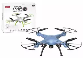 Zdalnie RC dronas SYMA X5HW mėlynas