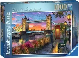 Ravensburger Dėlionė 1000 vnt. - Tauerio tiltas saulėlydžio metu
