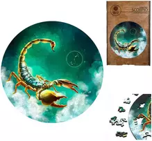 Fantasy Puzzles Skorpionas (Zodiakai) Dėlionė Iš Medžio (200 detalių)