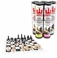 Chess World Roll Cylinder Šachmatų Rinkinys S Dydis Star