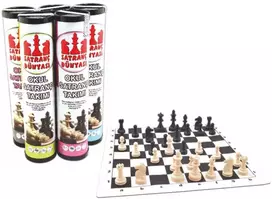 Chess World Roll Cylinder Šachmatų Rinkinys L Dydis Star