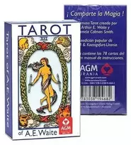 AGM Tarot De Ae Waite Standard Mėlyna Edition In Spanish Kortos