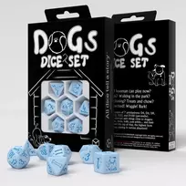 Q Workshop DOGS Dice Set: Max Kauliukų Rinkinys