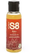 Stimul8 S8 S8 masažinis aliejus 50ml Žalias arbata ir alyvų žiedai