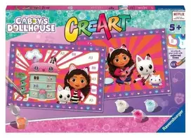 Dėlionė „Ravensburger“ – „CreArt Gabby lėlių namelis“.