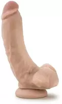 Dreamtoys DR. SKIN MR. MAYOR 9 COLIŲ DILDO SU KIUKULIUKAIS, SMĖLIO SPALVOS