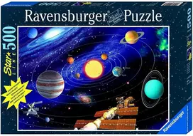 Puzzle StarLine 500 Sun System - RAVENSBURGER dėlionė