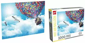 Dėlionė Jigsaw Puzzle Hot Air Balloon, 1000 det