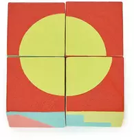 Mentari – Block Puzzle 4 vnt – Formos ir spalvos – (MT7113)