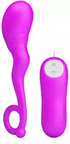 Pretty Love Vibrating G taško analinis makšties masažuoklis, nuotolinio valdymo pultelis