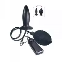 Toyz4Lovers Vibruojantis analinis kamštis, pripučiamas sekso kamštis, 11 cm