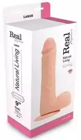 Real Rapture Mielas storas penio vibratorius siurbtukas nuotolinio valdymo pultelis 23cm