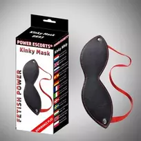 Power Escorts Kinky mask juodas mask