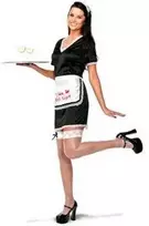 Power Escorts Sexy Wiatress - apatinio trikotažo rinkinys - Role Play