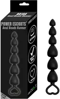 Power Escorts Butt plug su laikikliu silikoninis kamštelis