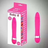 Power Escorts Ruby g rožinis vibro 18,5 cm / 7,3 colio