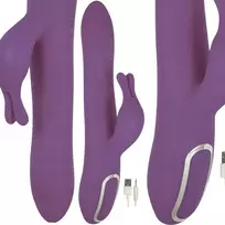 B Series Lyla B serijos Lyla Rabbit Vibratorius išlenktas iki klitorio G taško