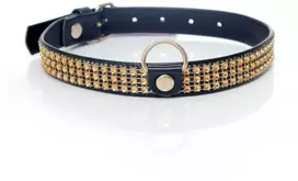 Fetish B Series Erotiniai auskarai fetišas auksino kristalai 2 cm