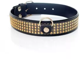 Fetish B Series Erotiniai auskarai fetišas auksino kristalai 3 cm