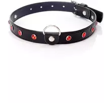 Fetish B Series Bdsm bondage dominantinė apykaklė 2cm, raudona oda