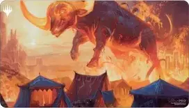 „Ultra-Pro Ultra Pro“: „Magic the Gathering“ – „Eldraine“ laukiniai gyvūnai – „Playmat“ – „Restless Bivouac“