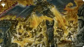 „Ultra-Pro Ultra Pro“: „Magic the Gathering“ – „Thunder Junction“ teisės aktai – žaidimų kilimėlis – juodas