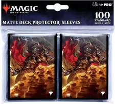 „Ultra-Pro Ultra-Pro“: „Magic the Gathering“ – „Thunder Junction“ teisės aktai – Matinės denio apsauginės movos – „Conti“, „Canny Acquisitor“ (100 st.)
