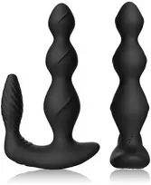 B Series Joy B serijos Joy Anal plug su klitorio masažuoklis 9 režimai 17 cm