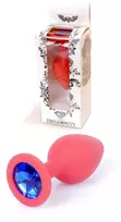 B Series Heavyfun B serijos Heavyfun Mažas analinis kištukas dekoratyvinis krištolinis silikonas 8cm