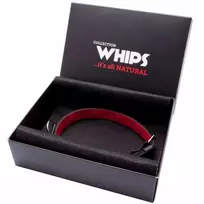 Whips Collections Natūralios odos apykaklė, siaura, plona, moteriška botagai