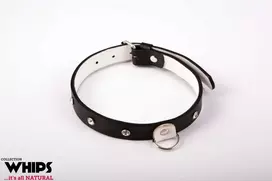 Whips Collections Moteriška bdsm apykaklė balta siaura natūralios odos seksas