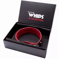 Whips Collections Moteriška apykaklė, natūrali oda, botagiški botagai