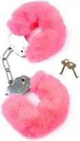 Fetish B Series Kajdanki metalowe su futerkiem bondage bdsm rožinė
