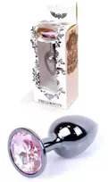 B Series Heavyfun B serijos Heavyfun analinis kamštukas, pilnas su krištolu, 2,7 cm