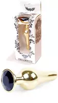 B Series Heavyfun Plug-Jewellery Gold BUTT PLUG- Juodas