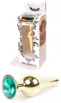 B Series Heavyfun Plug-Jewellery Gold BUTT PLUG- Žalias