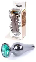 B Series Heavyfun Plug-Jewellery Dark Sidabrinis BUTT PLUG- Žalias