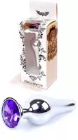 B Series Heavyfun Plug-Jewellery Sidabrinis BUTT PLUG- Violetinė