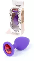 B Series Heavyfun B serijos Heavyfun Mažas analinis kištukas dekoratyvinis krištolinis silikonas 8cm