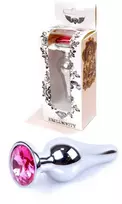 B Series Heavyfun Rožinė Plug-Jewellery Sidabrinis BUTT PLUG- Rožinė