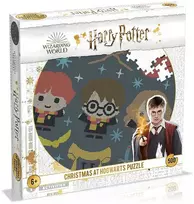 Dėlionė Harry Potter Haris Poteris – galvosūkiai su 500 elementų dekoratyvinėje dėžutėje (Kalėdos Hogvartse)