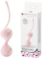 Masażery Pretty Love dvigubi stimuliuojantys Geisha Kegel orgazmo kamuoliukai