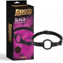 Fierce Euphoria Nuožmi Euphoria Gag atviras metalinis žiedas bdsm bondage sex