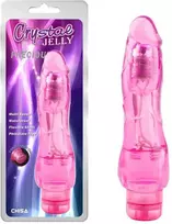 Crystaljelly Classic tikroviškas gelinis vibratorius 19cm