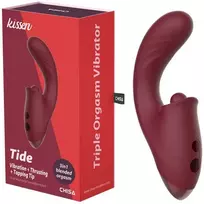 Kissen Stūmoklinis vibratorius moterims neperšlampamas G taško stimuliacijai